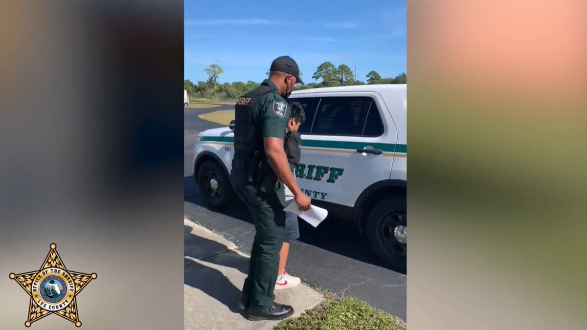 Lee County Sheriff's Office arrests a juvenile in connection to a school threat made on social media (Lee County Sheriff Facebook)