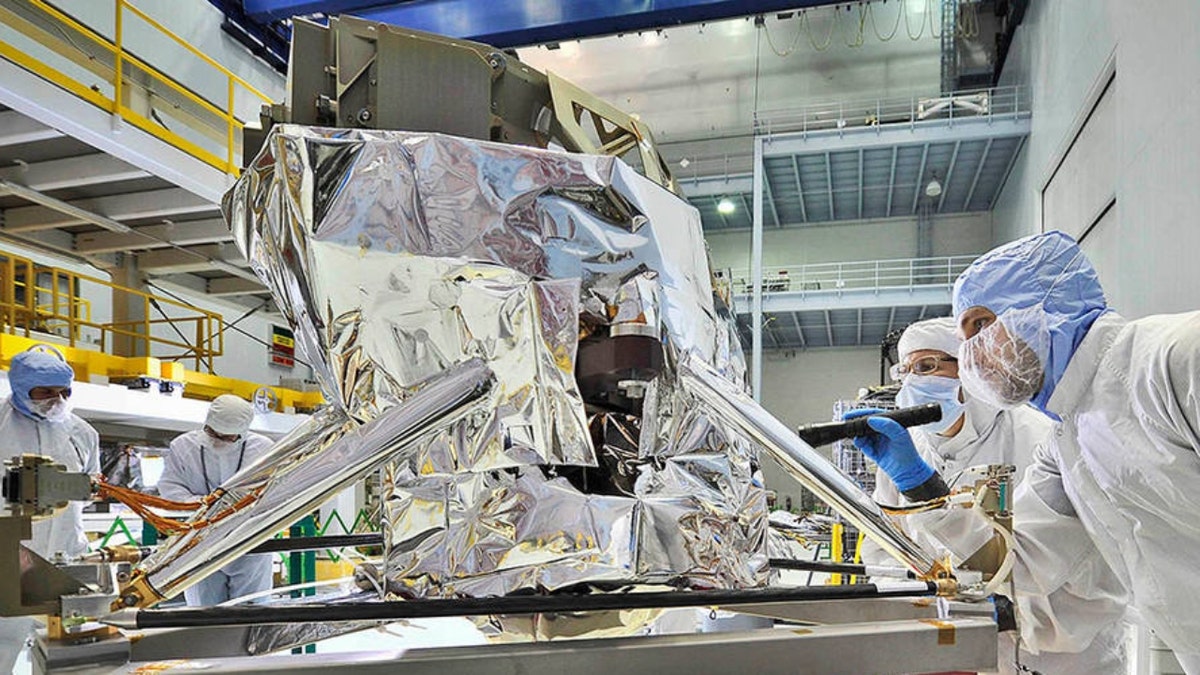 Engineers conduct a "receiving inspection" of the James Webb Space Telescope’s Mid-Infrared Instrument at NASA’s Goddard Space Flight Center after its journey from the United Kingdom.