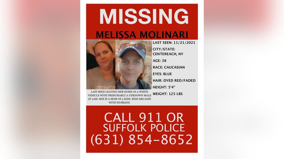 Melissa Molinari Missing Persons Flyer