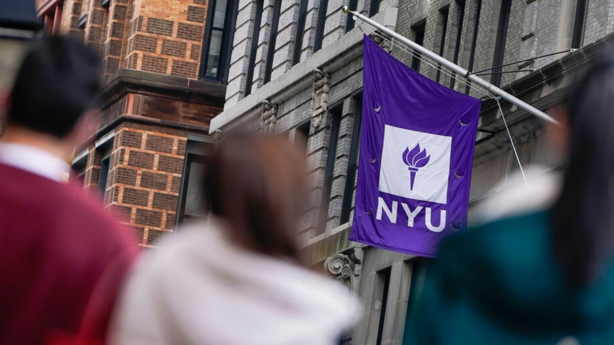 NYU campus flag