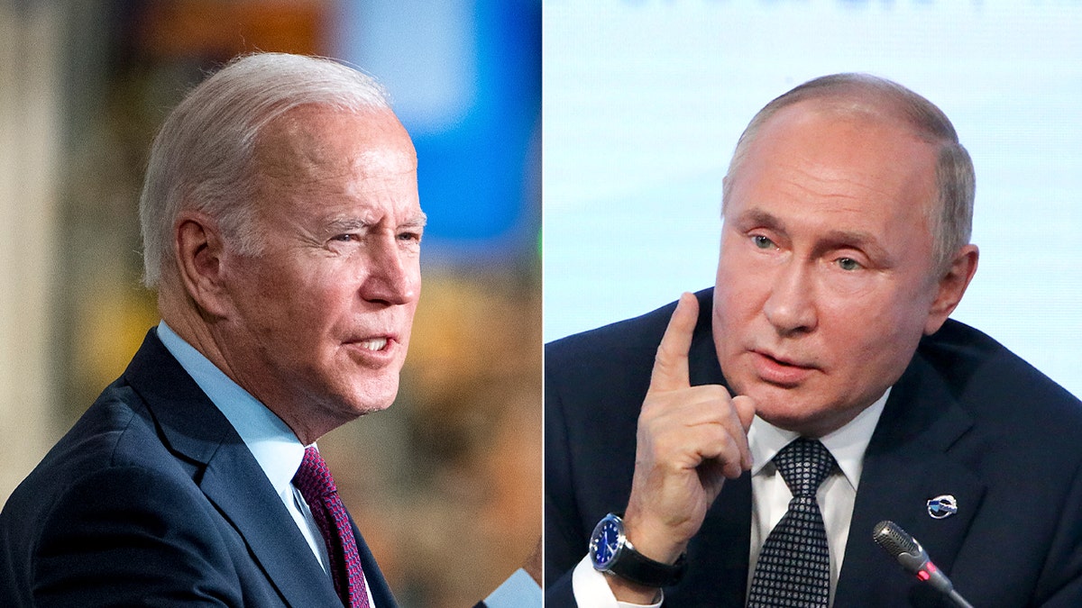President Joe Biden and Russian President Vladimir Putin