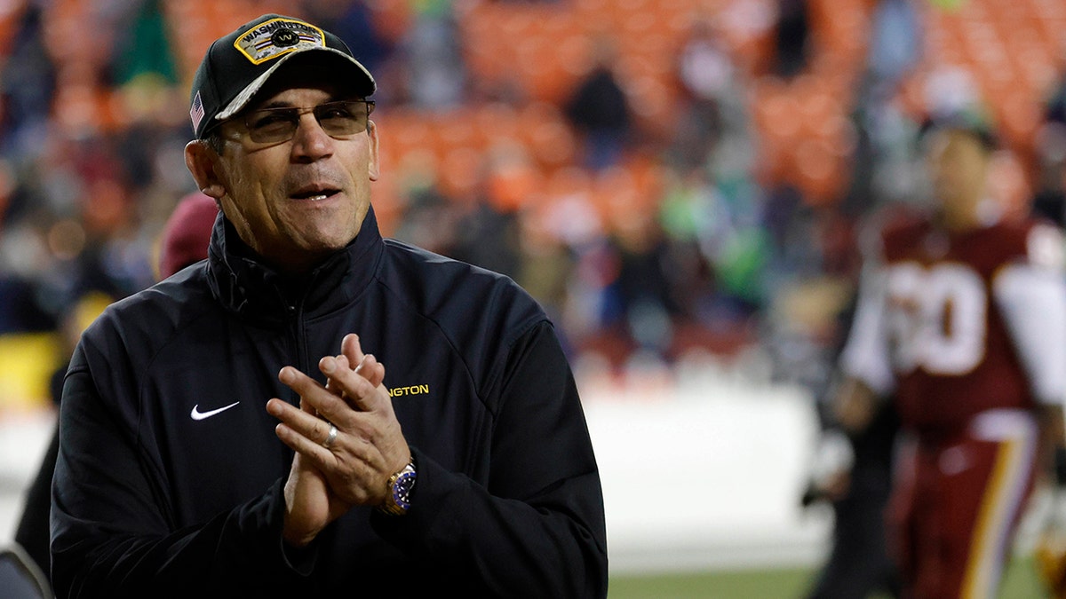 Landover, Maryland, USA; Washington Football Team head coach Ron Rivera 