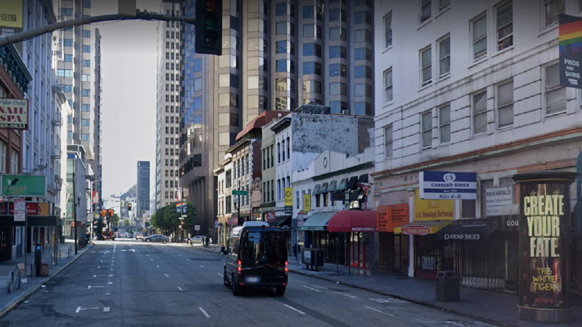 The street where the restaurant is set to open.