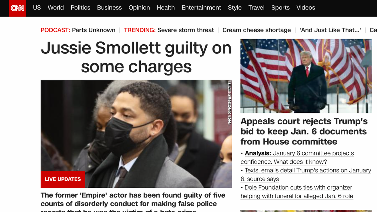 Jussie Smollett trial CNN coverage