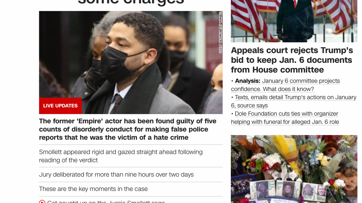 Jussie Smollett trial CNN coverage