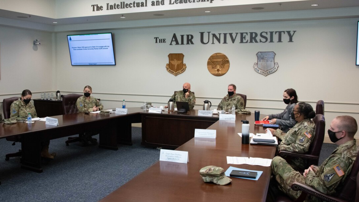 Maxwell Air Force Base describes itself as the "intellectual and leadership center of the Air Force."