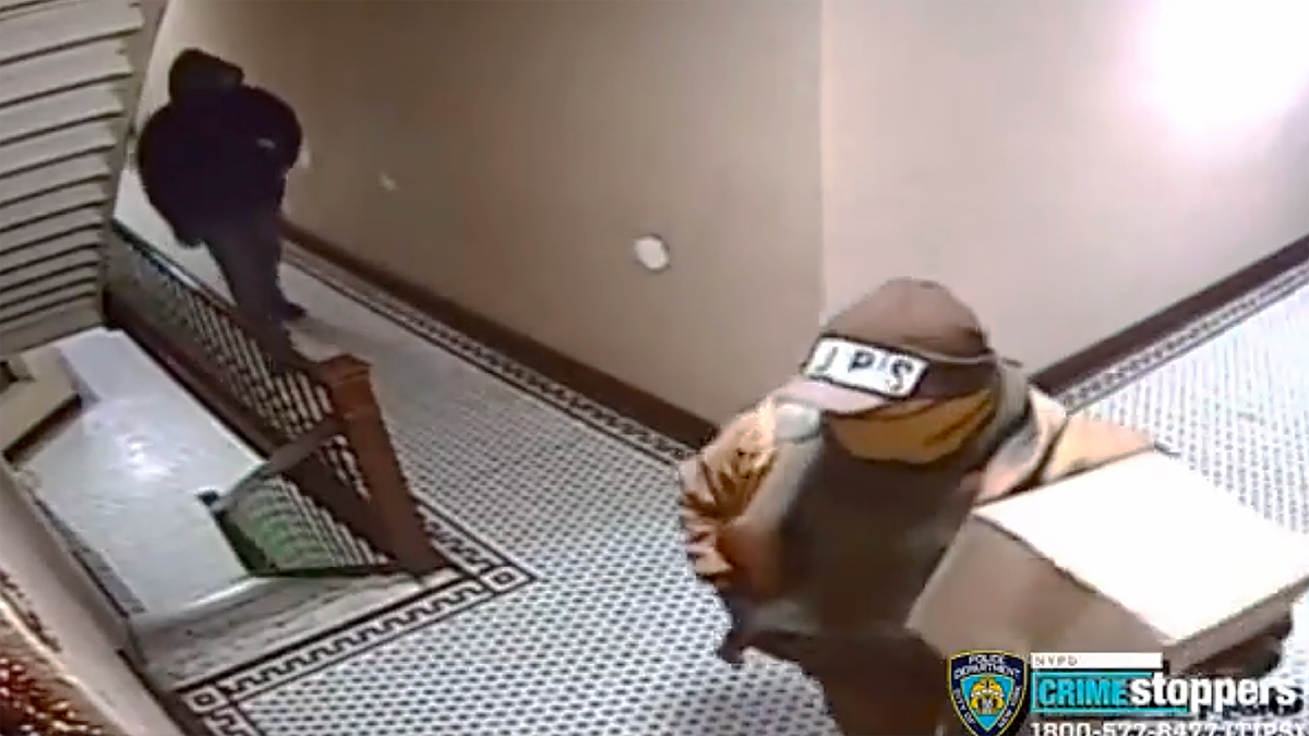 When the 60-year-old grandmother answered, the fake UPS worker pushed his way inside, drew a silver revolver from a box he was holding and forced the family to bind themselves with zip ties.