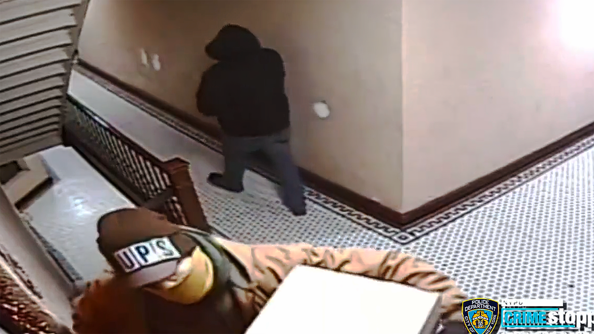 A thief posing as a UPS deliveryman and his accomplice robbed a couple and their grandkids at an apartment in the Bronx on Monday night, authorities said.