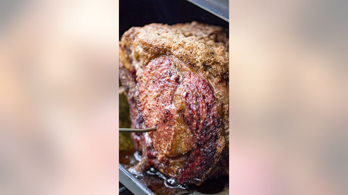 Traeger Prime Rib Roast by Nicole Johnson of OrWhateverYouDo.com