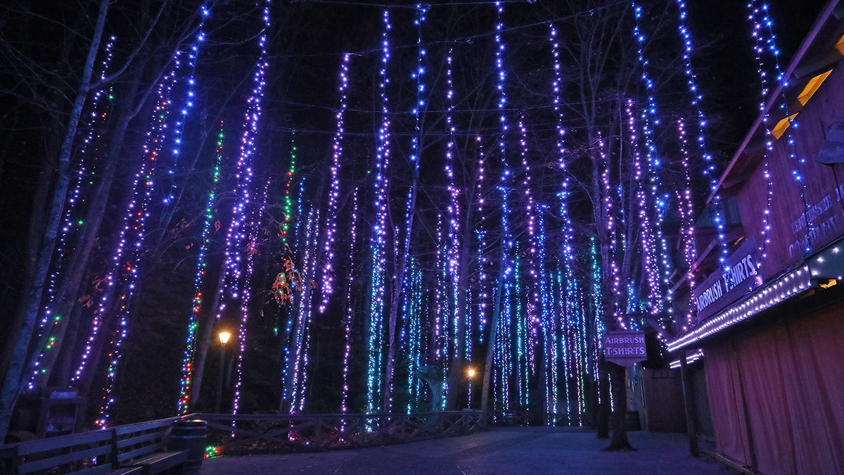 "Smoky Mountain Christmas" at Dollywood in Pigeon Forge, Tennessee