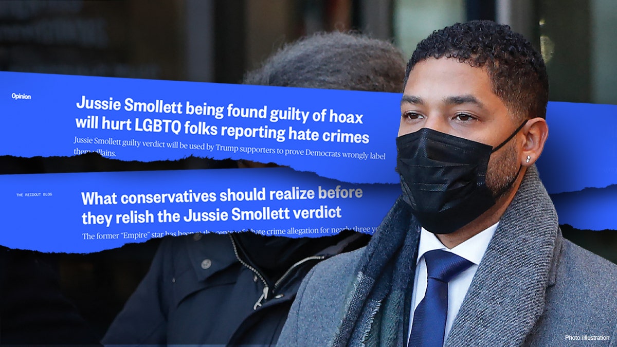MSNBC published a pair of opinion pieces about Jussie Smollett following his conviction