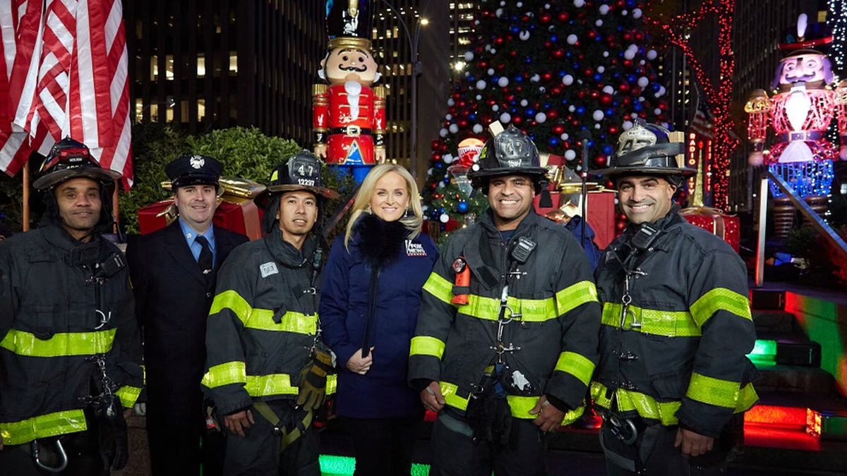 FOX News Media CEO Suzanne Scott at the All-American Christmas Tree Lighting with FDNY 