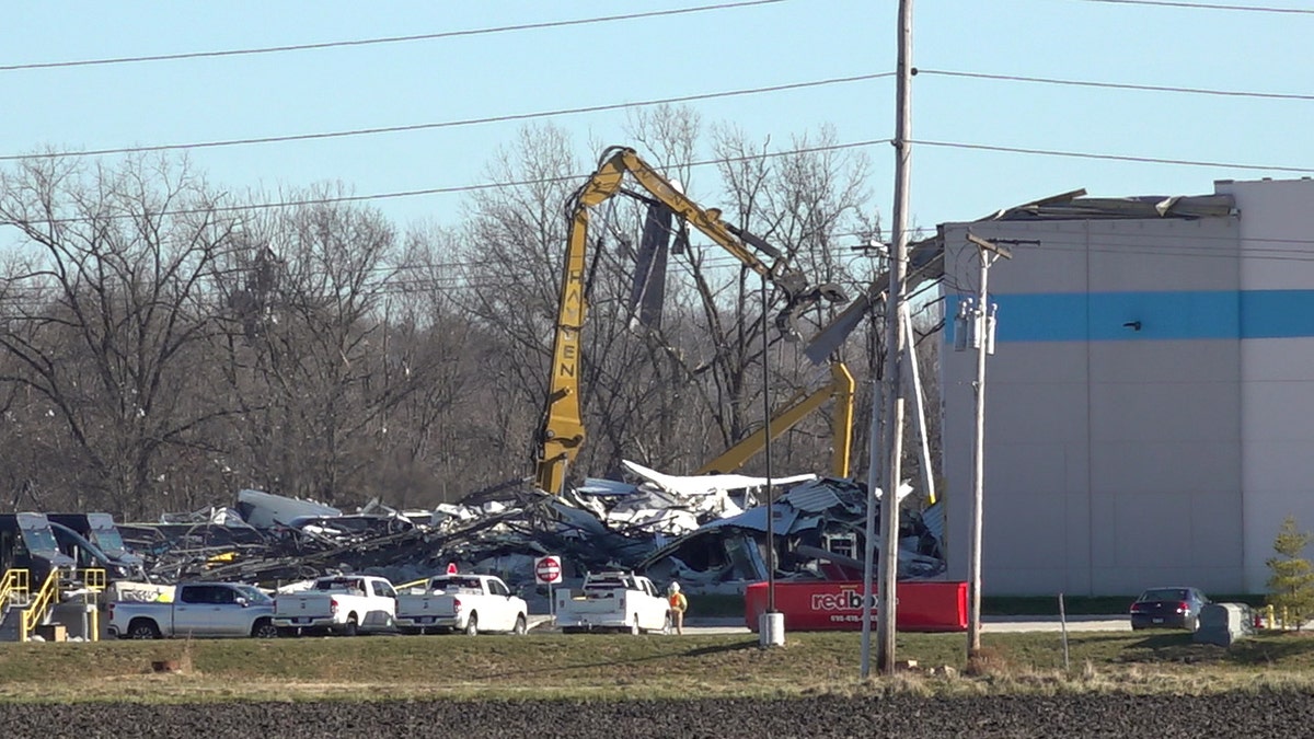 A tornado recently ripped through an Amazon warehouse in Illinois.