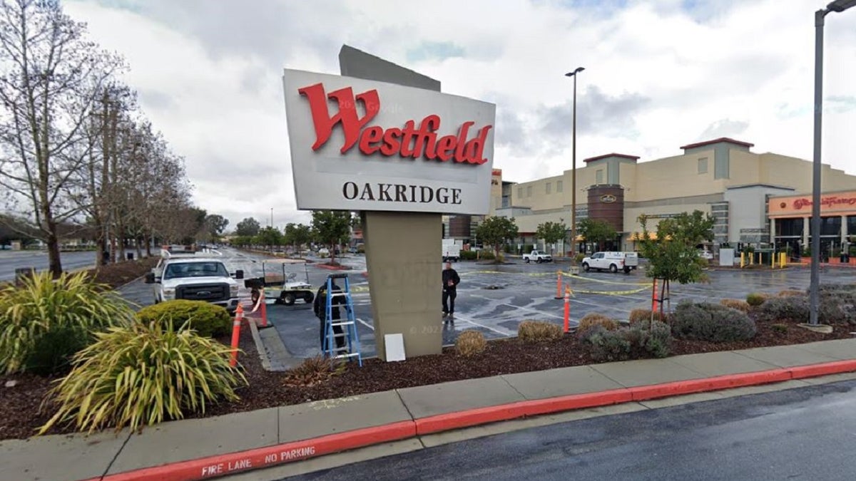 Someone was shot at the Westfield Oakridge shopping center in San Jose, California on Monday, police said.