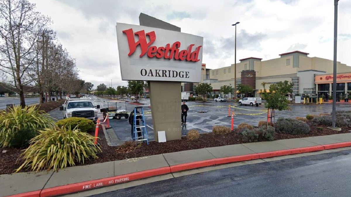 Someone was shot at the Westfield Oakridge shopping center in San Jose, California on Monday, police said.