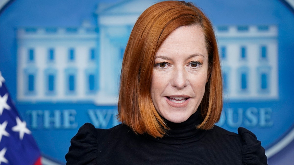 White House press secretary Jen Psaki speaks during a press briefing at the White House, Thursday, Dec. 23, 2021, in Washington.