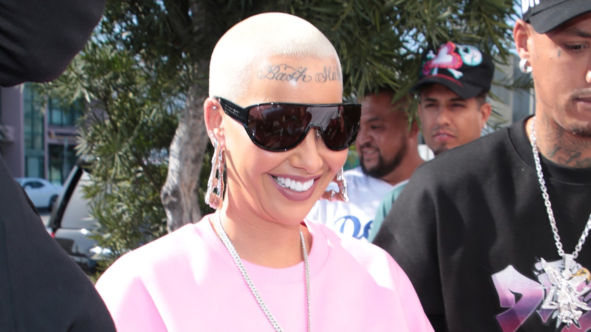 Amber Rose Claps Back at Face Tattoo Haters  Amber Rose  Just Jared  Entertainment News and Celebrity Photos