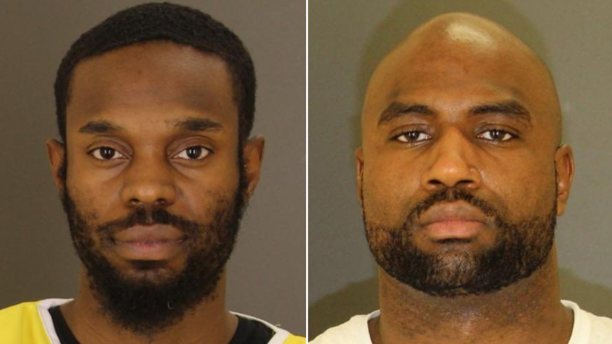 Travon Shaw, 32, (left) and Elliot Knox, 31, (right) are both charged for the attempted murder of Officer Holley, as well as the murder of Justin Johnson. 