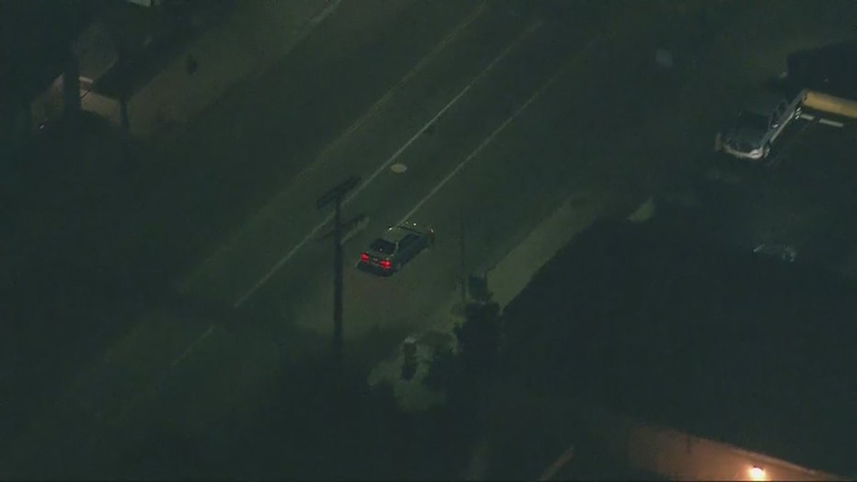 The police chase on Monday covered parts of the San Fernando Valley. The suspect was eventually apprehended.
