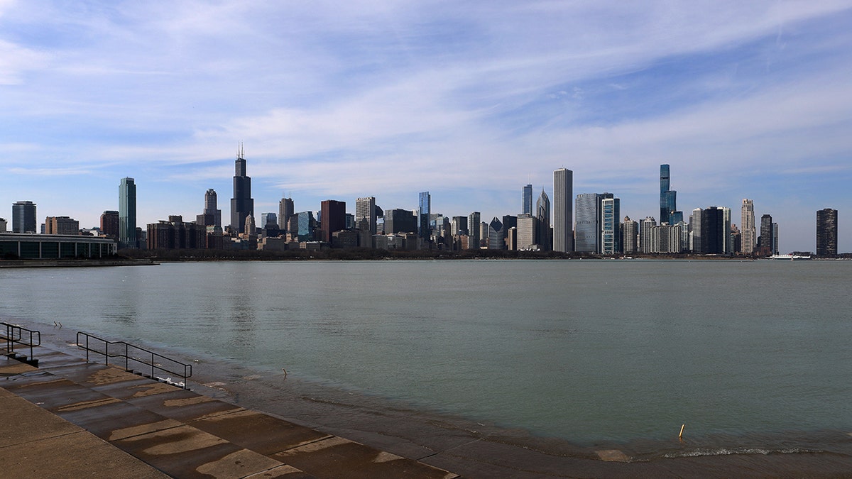 Adler Planitarium view of the Windy City skyline