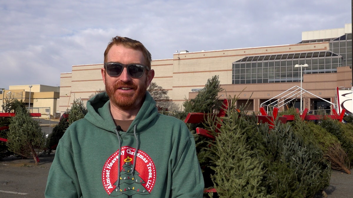 Almost Heavenly Christmas Trees owner, Matthew Gallery. His father started the business in 1982.