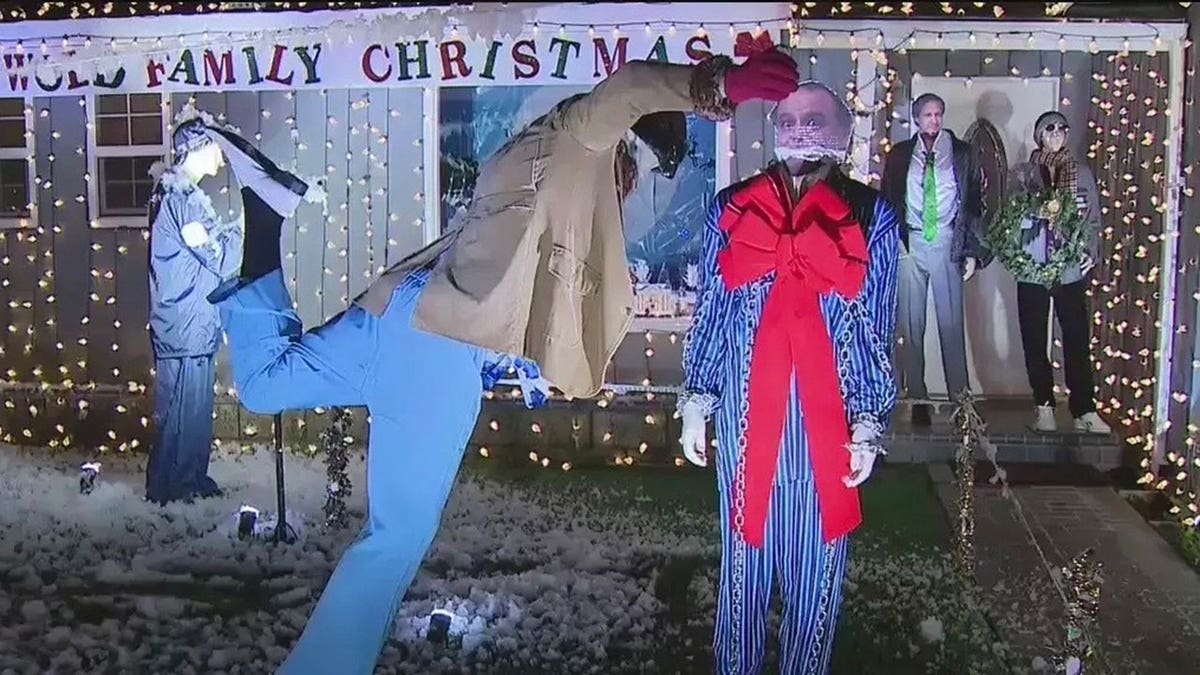A man was initially order to take down Christmas decorations inspired by National Lampoon’s Christmas Vacation