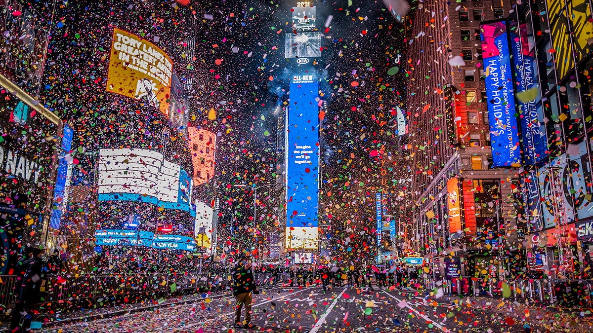 Times Square during New Year's Eve