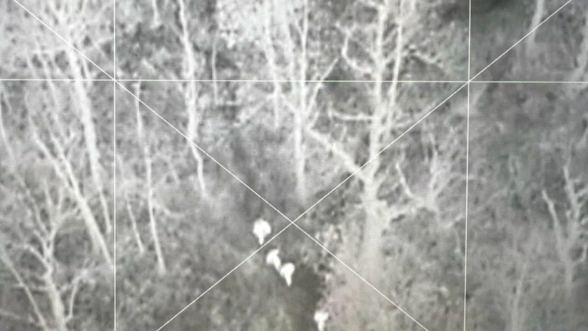 Drone 1 was deployed to utilize its thermal camera and quickly located the hikers who were below Buzzards Roost on Sharp Top Mountain.