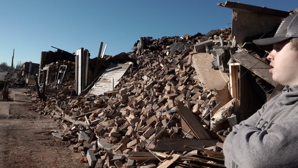 Mayfield, kentucky resident Blake Jacoway after tornado