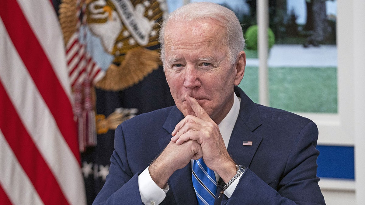 President Biden has said the COVID emergency will end on May 11, but Lee said Congress should not have to sit and wait for that arbitrary date. Photographer: Ken Cedeno/UPI/Bloomberg via Getty Images