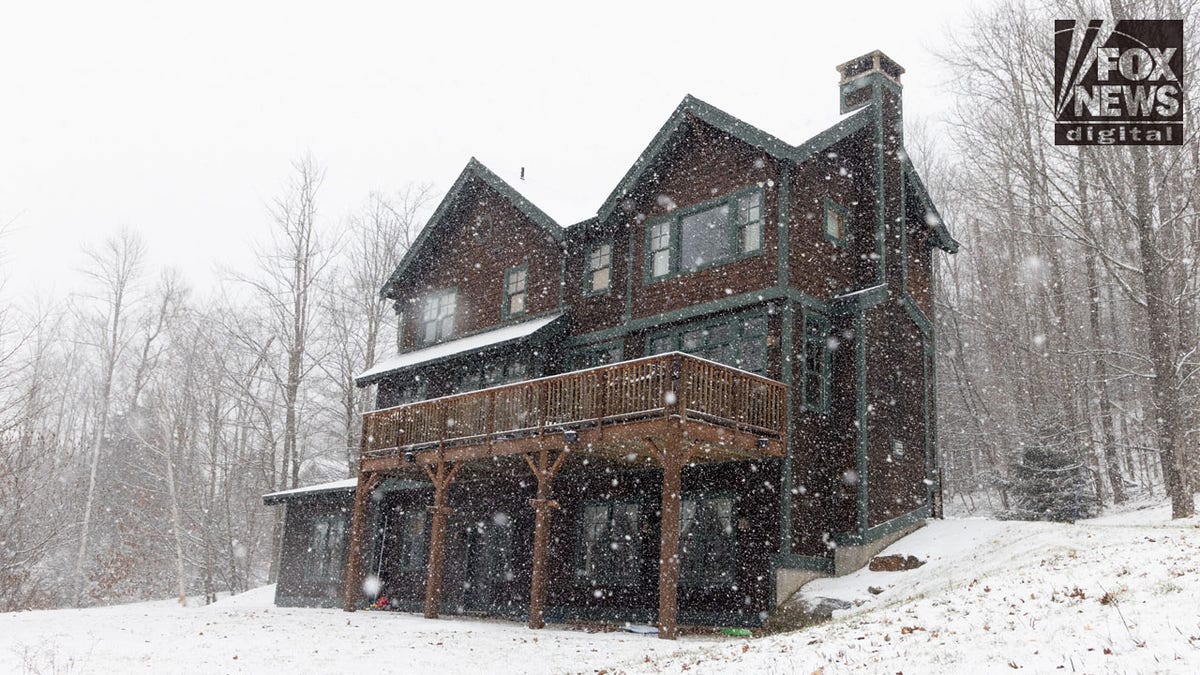 Former CNN senior producer John Griffin's Vermont chalet, where he's accused of sexually abusing a 9-year-old girl.