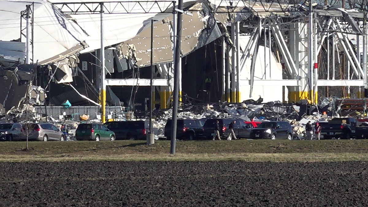 A tornado recently destroyed an Amazon warehouse in Illinois.