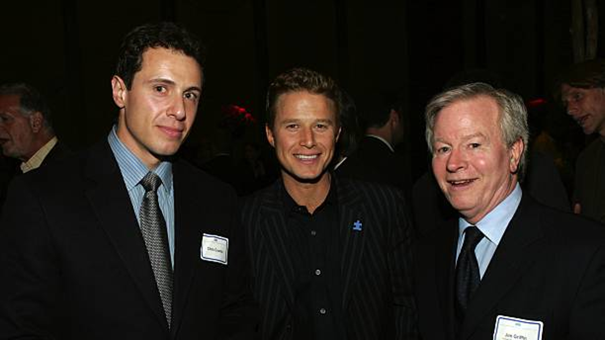 Chris Cuomo, Billy Bush, and Jim Griffin, the father of former CNN producer John Griffin