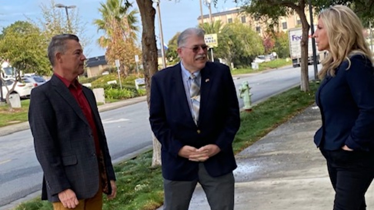 Mike Belmessieri (left), Greg Beratlis (center) and Laura Ingle (right)