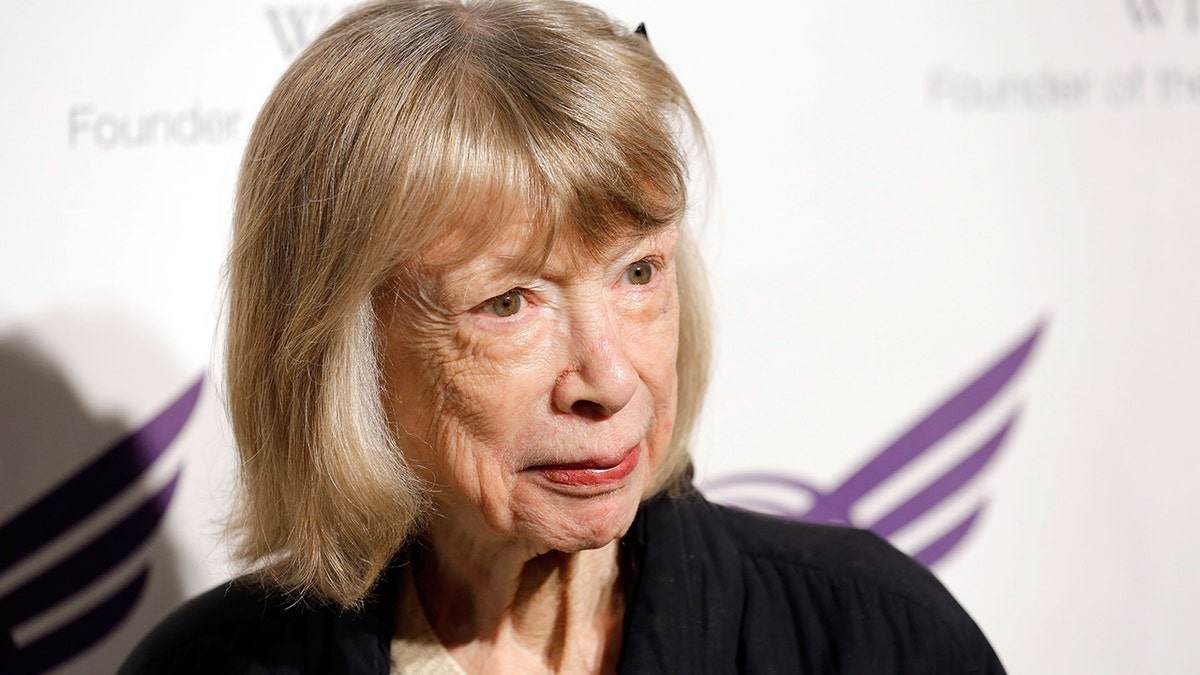 Joan Didion attends The American Theatre Wing's 2012 Annual Gala at The Plaza Hotel on Sept. 24, 2012, in New York City.