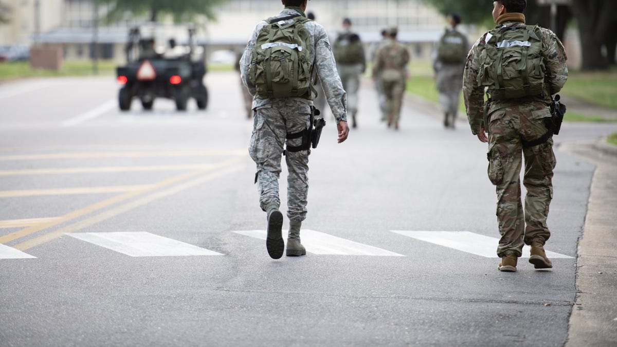 Soldiers at Maxwell Base