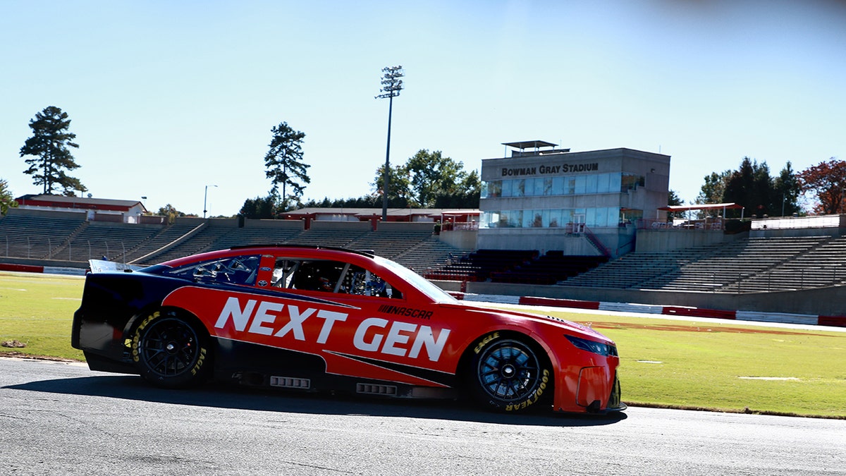 NASCAR tested the 670 hp package at Bowman Gray Stadium to see how it will perform on the quarter-mile track being built inside the L.A. Memorial Coliseum.
