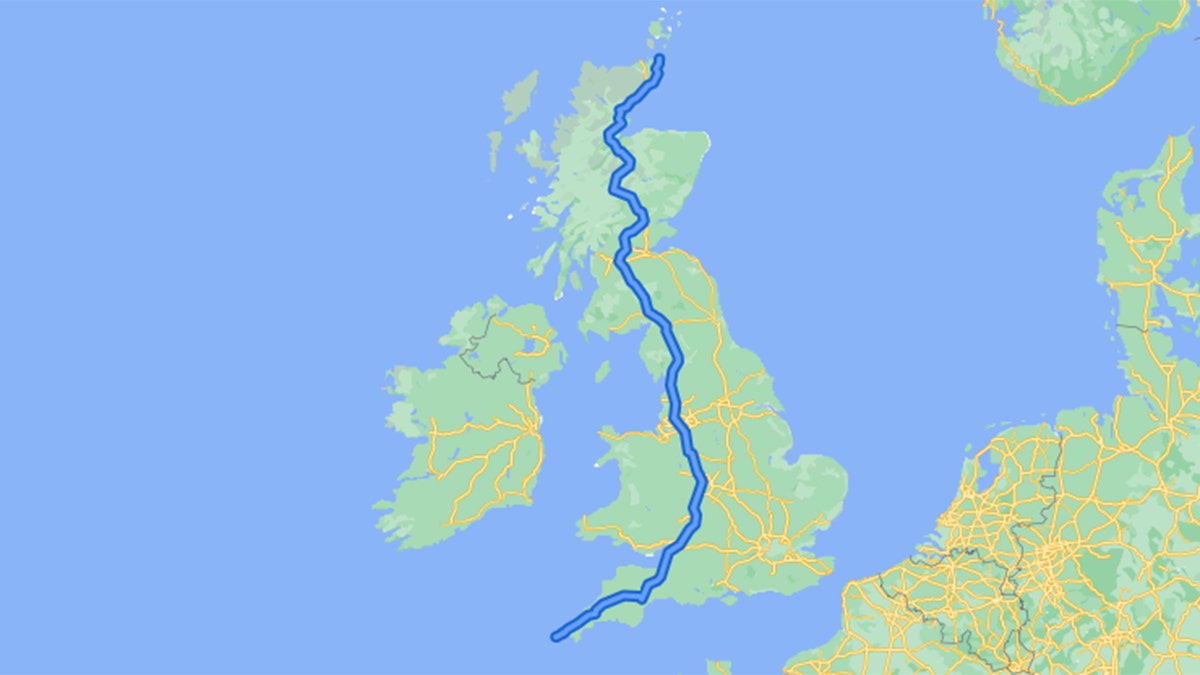 John O’Groats to Land’s End is traditionally considered the end to end trip across Great Britain.