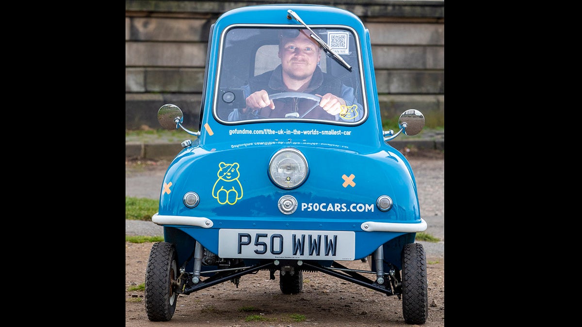 Man drives world's smallest car across Great Britain Fox News