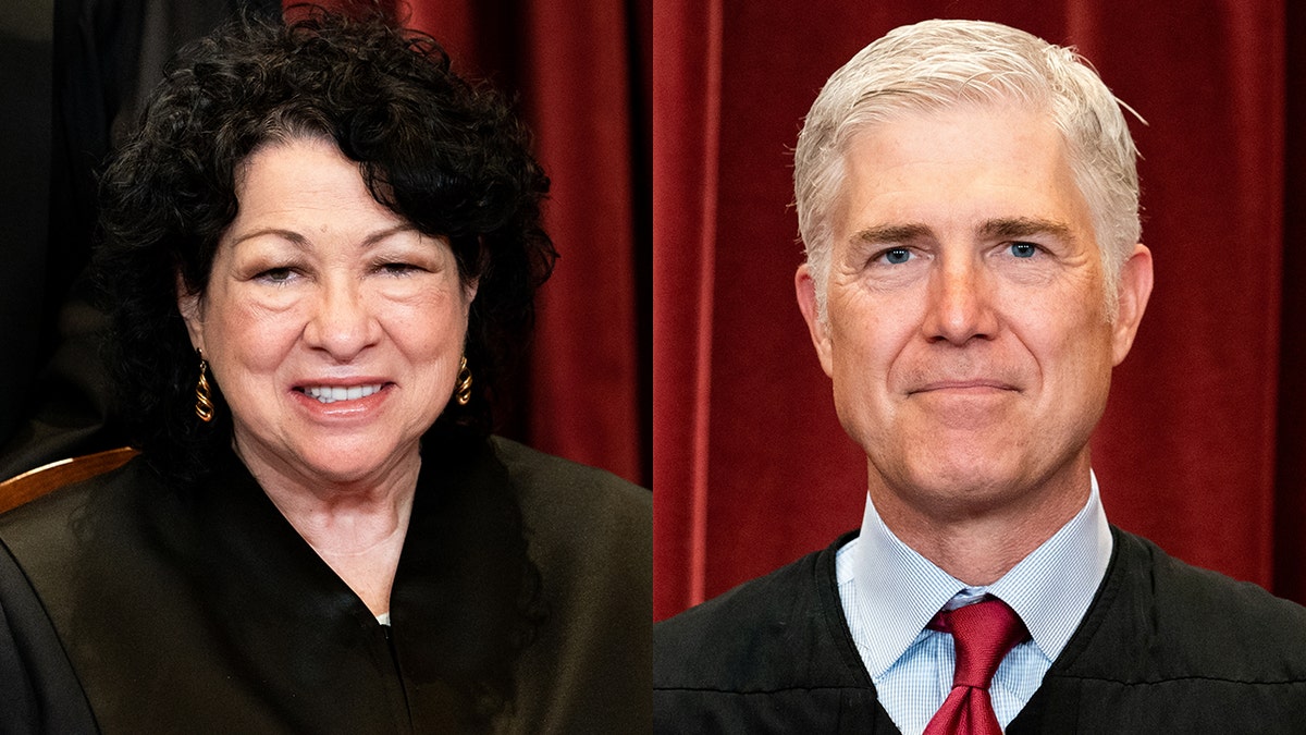 Supreme Court justices Neil Gorsuch and Sonia Sotomayor