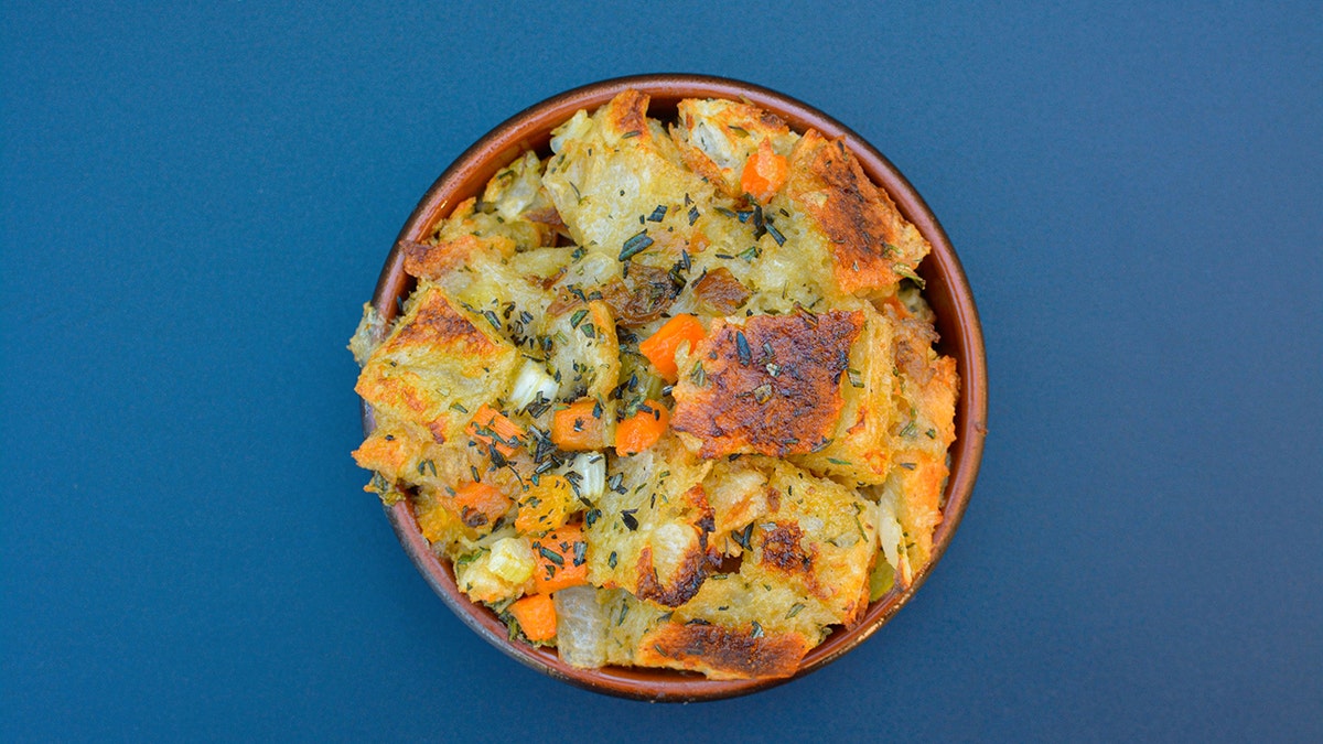 Classic Chestnut Stuffing by Chef Louis Bayla, Executive Chef Grain and Cane (Credit Grain and Cane)
