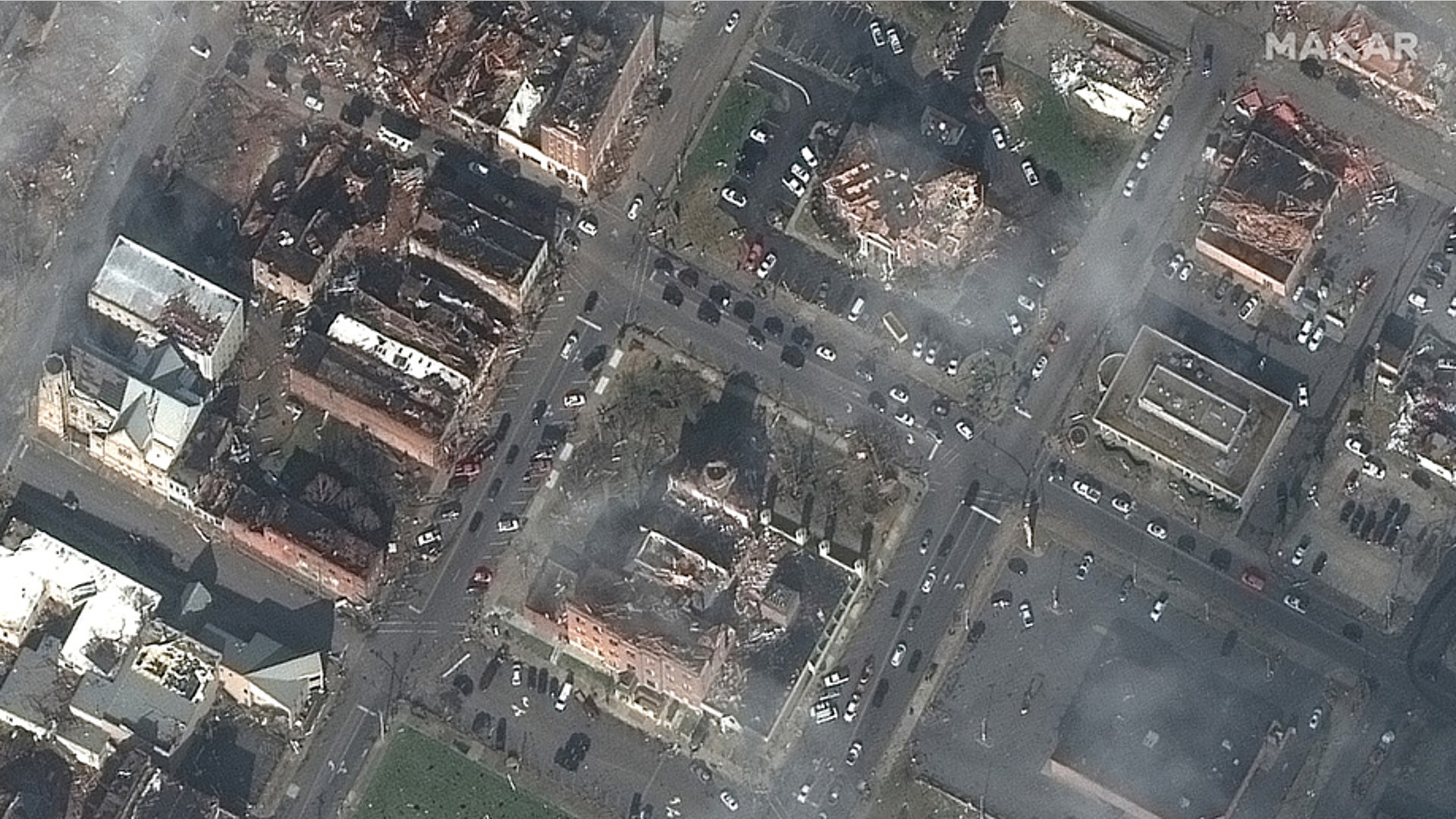 Tornado aftermath Before and after photos show terrifying and