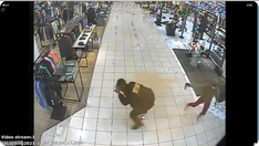 Los Angeles mall video captures security guard attacked with bear spray in smash-and-grab