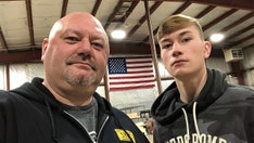 Patriotic father-son duo from Wisconsin are 'raising the flag' for America's military and more