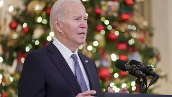 Biden explains coughing, hoarse voice, says grandson gave him a cold