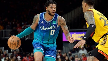 Short-handed Hornets lean on 3-pointers, top Hawks 130-127