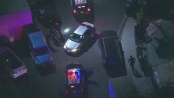 Los Angeles police-chase suspect rams into police cruisers in Studio City