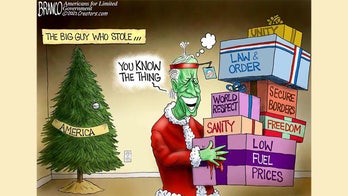 Political cartoon of the day: You're a mean one, Mr. Biden