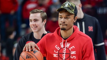 Injured Nebraska guard joins on-court skirmish riding a scooter