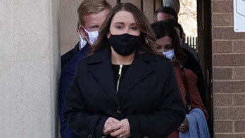 Josh Duggar's wife Anna leaves court emotionless after former TV star convicted of child porn possession